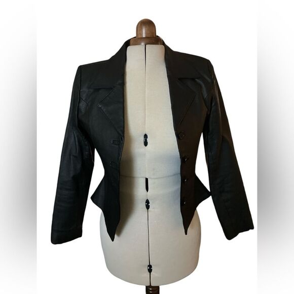 Santa Fe Leather Blazer  Size 4 - Picture 6 of 6